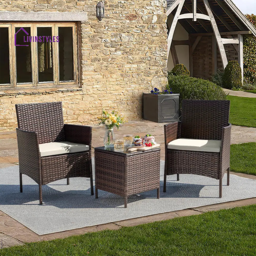 Jatara Outdoor Set With Cushions For 2 Person