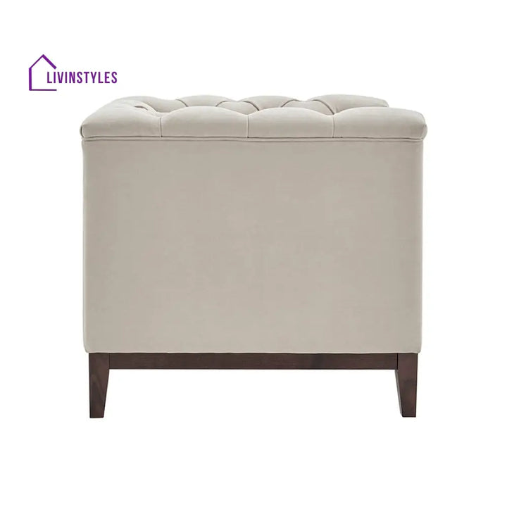 Javier Chesterfield Armchair - Stone - Sofas