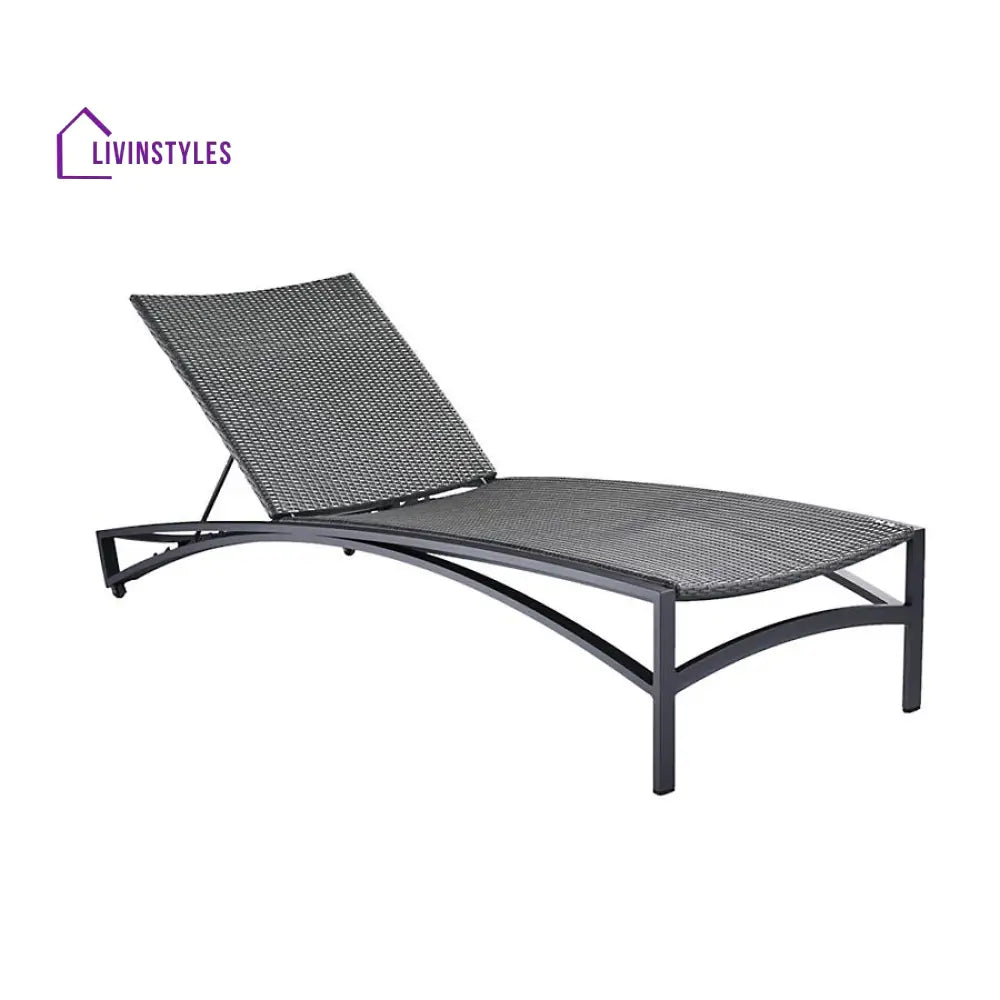 Jax Outdoor Swimming Poolside Lounger (Grey) - Loungers