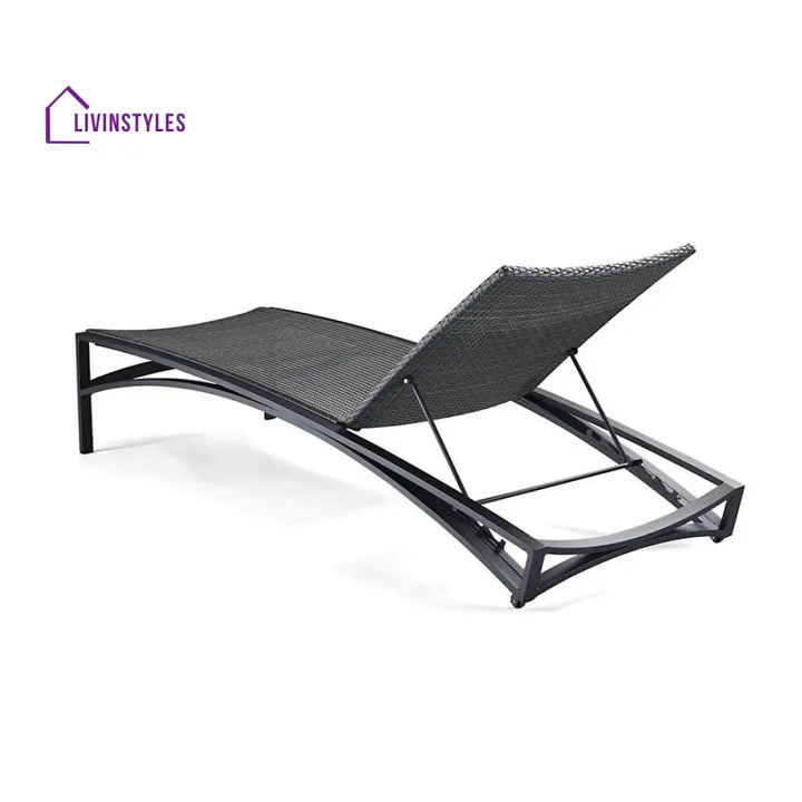 Jax Outdoor Swimming Poolside Lounger (Grey) - Loungers
