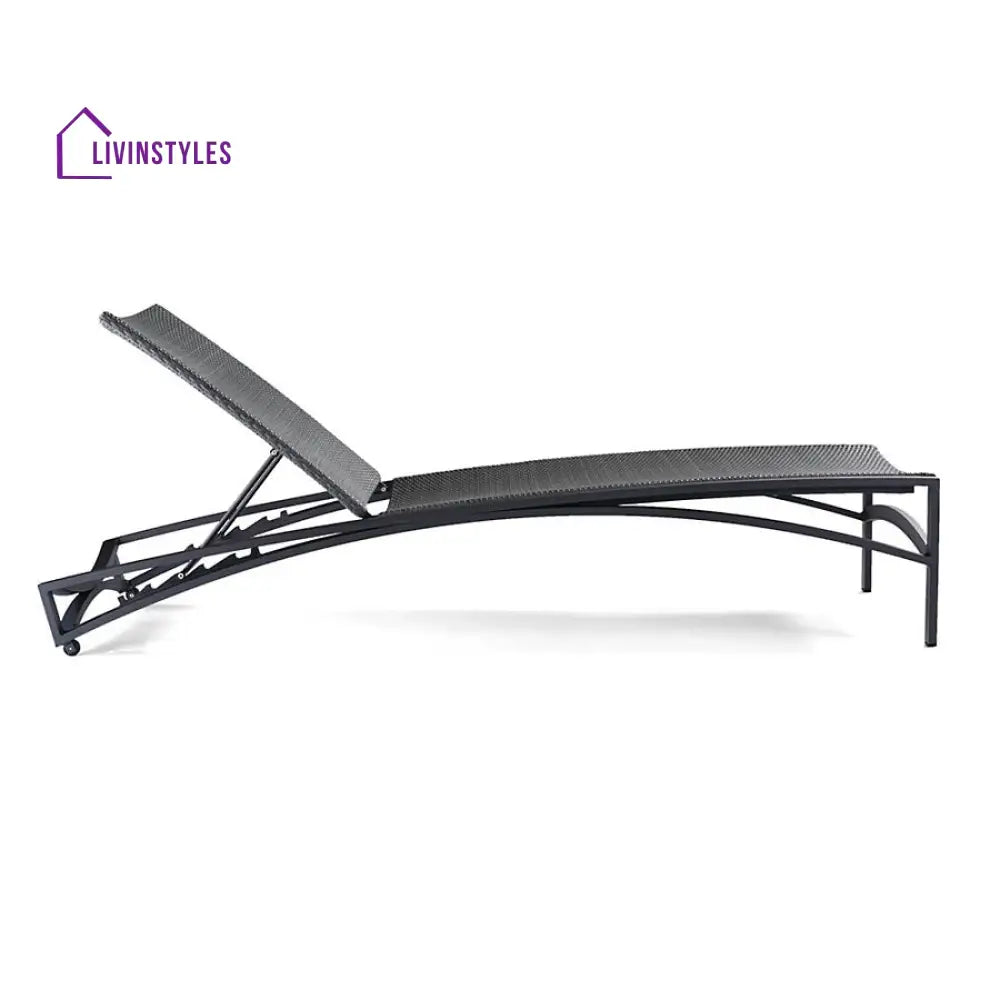 Jax Outdoor Swimming Poolside Lounger (Grey) - Loungers
