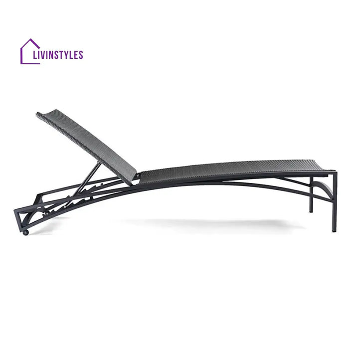 Jax Outdoor Swimming Poolside Lounger (Grey) - Loungers