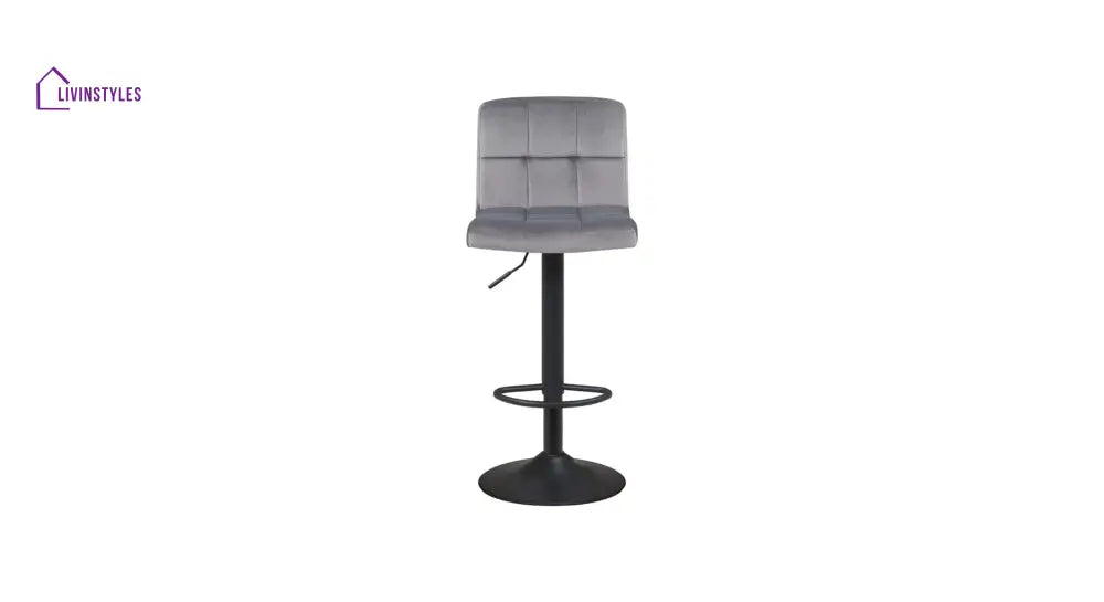 Grey Color Neo Swiel Adjustable Bar Stool
