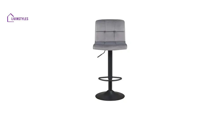 Grey Color Neo Swiel Adjustable Bar Stool