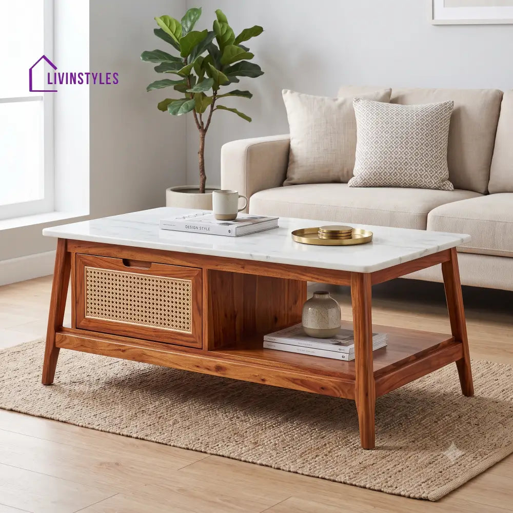 Jayashree Premium Solid Wood Coffee Table for Living Room Online