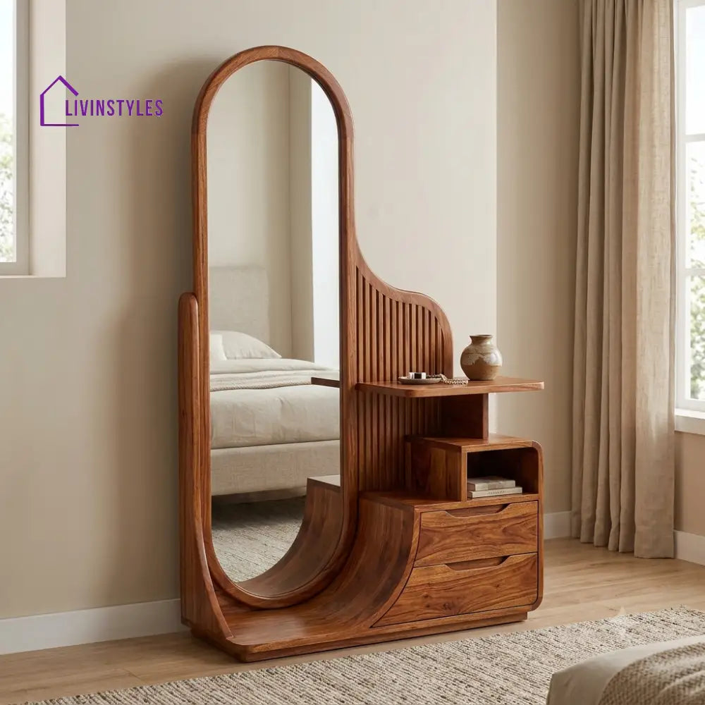 Jean Premium Solid Wood Dressing Table for Bedroom | New Designer Dressing Unit