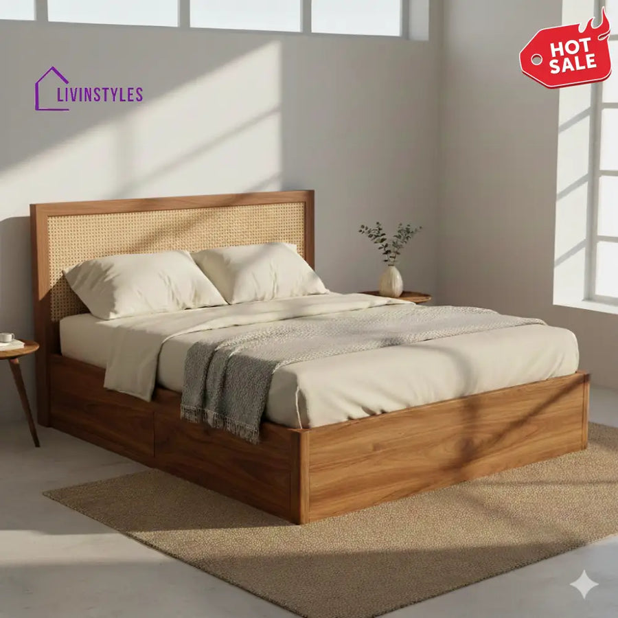 Jessica Premium Sheesham Wood Bed