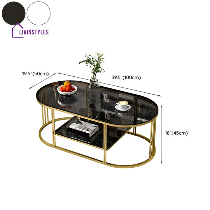 Jinal Stainless Steel Coffee Table for Lighting