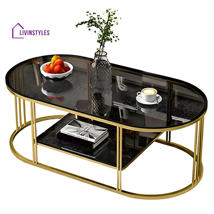 Jinal Stainless Steel Coffee Table for Lighting
