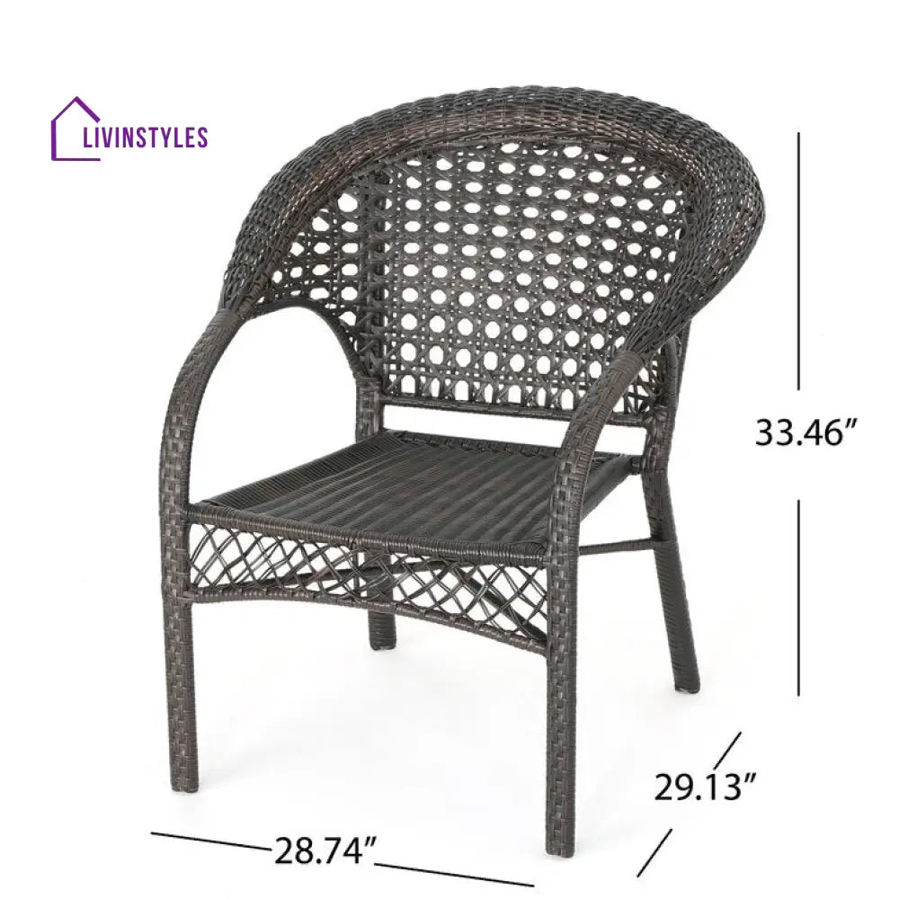 Jitu 4 Seater Round Outdoor Dining Set