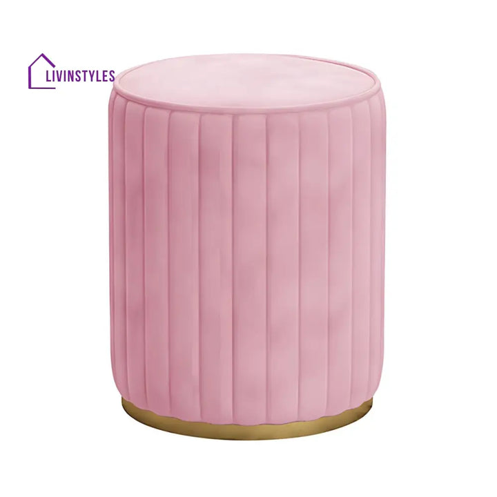 Jivika Living Room Ottoman | Velvet Fabric