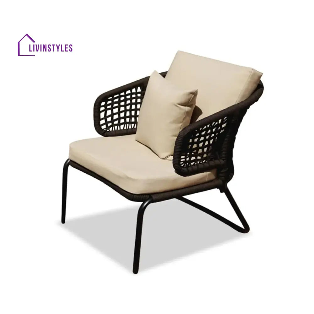 Jivika Outdoor 5 Seater Rope Conversation Sofa Set - Sofa Set