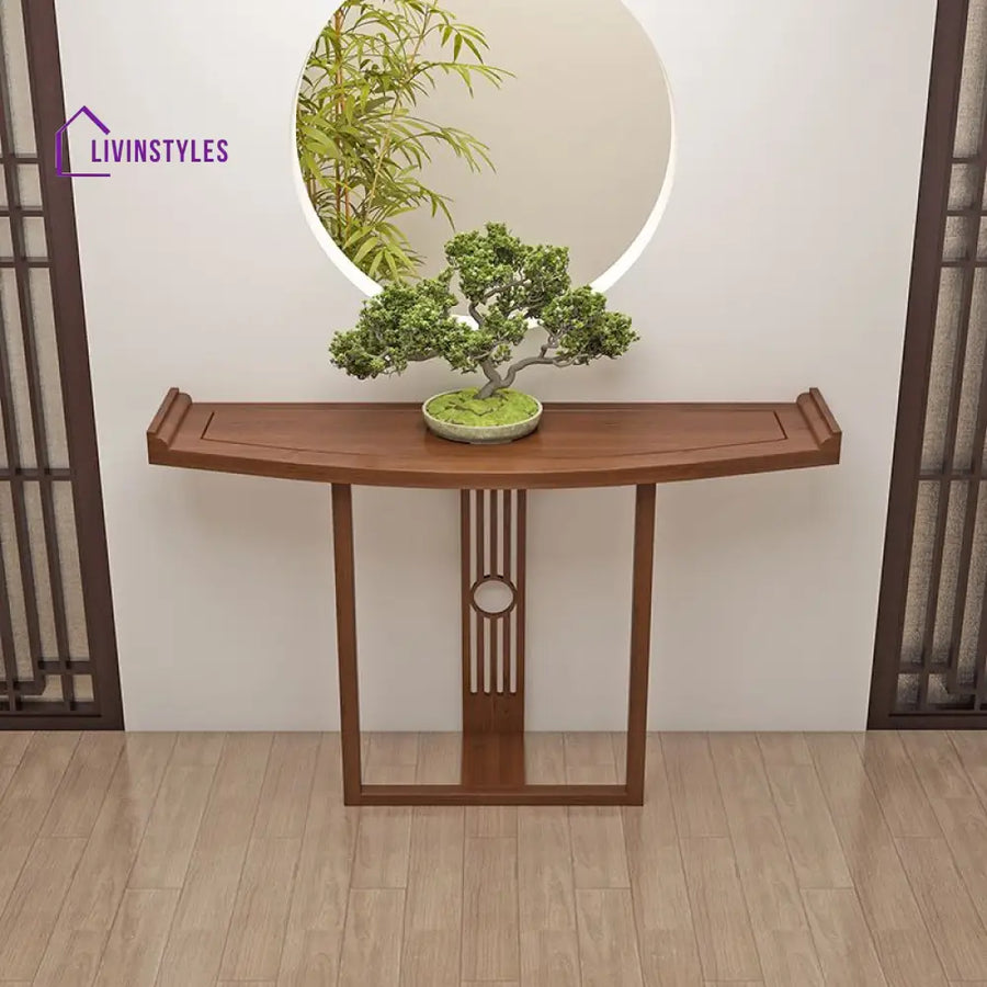 Jivinay Wooden Living Room Console Table