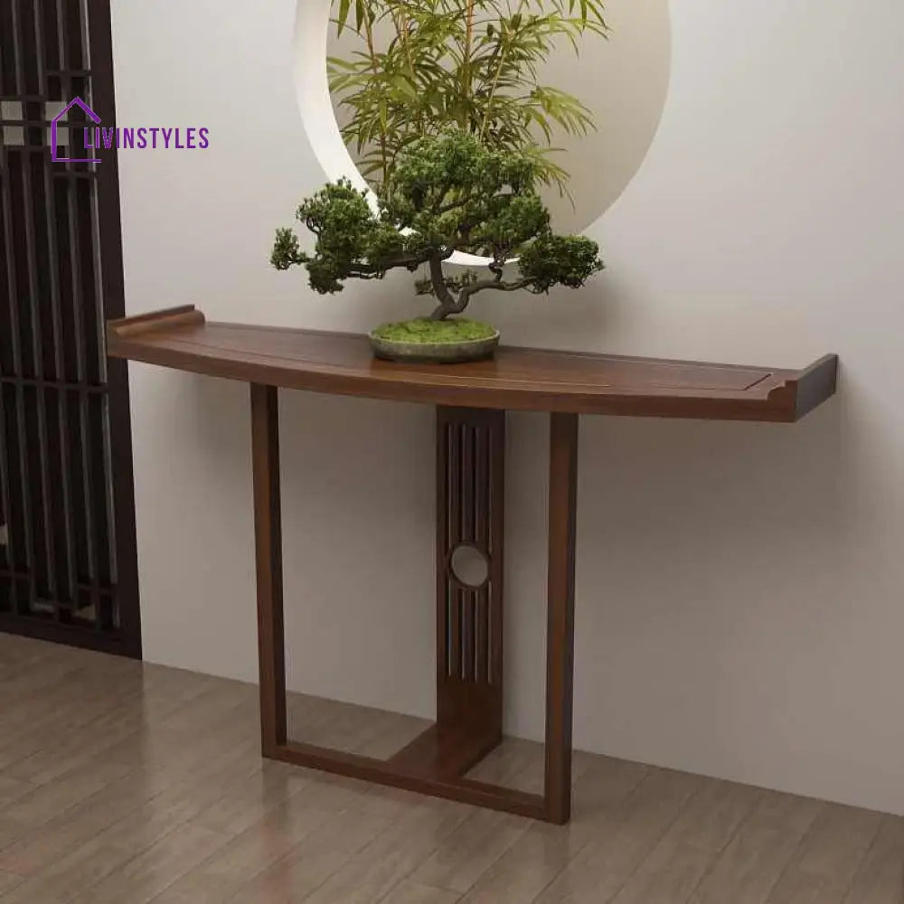 Jivinay Wooden Living Room Console Table