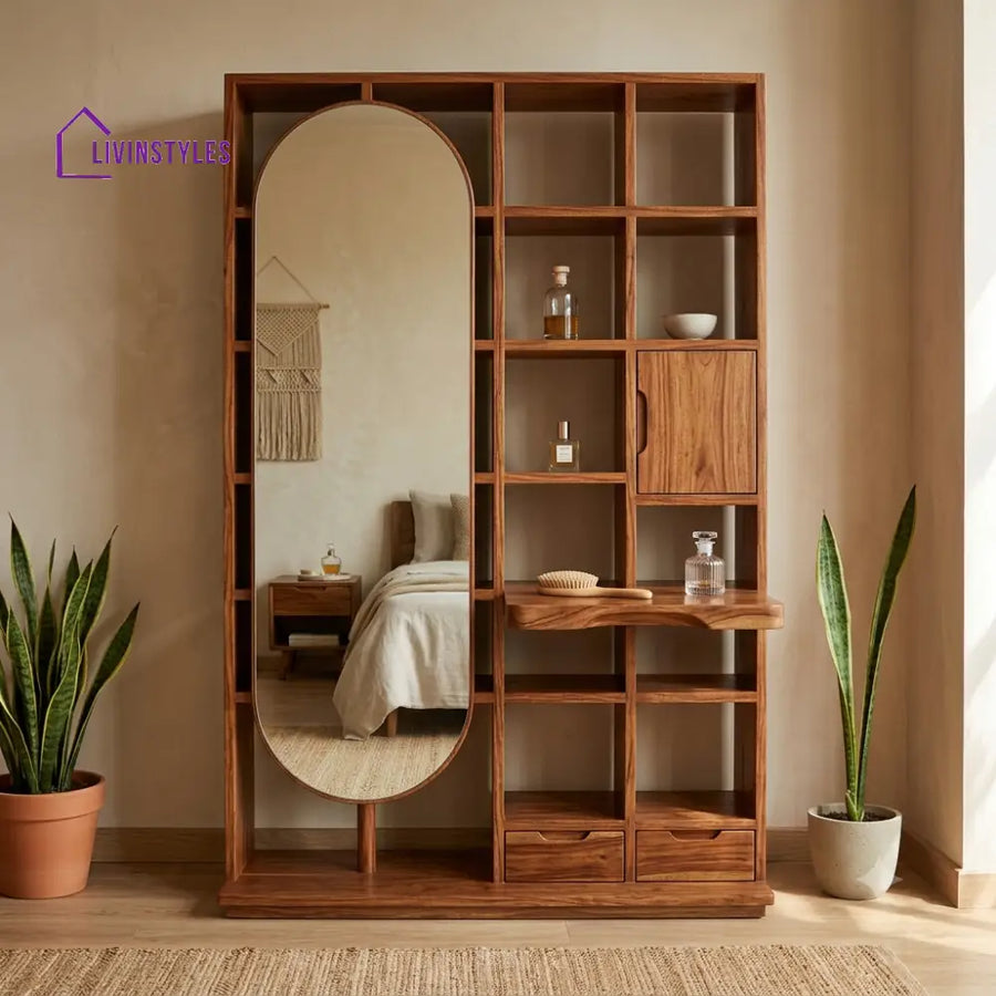 Joachim Premium Solid Wood Dressing Table for Bedroom | New Designer Dressing Unit
