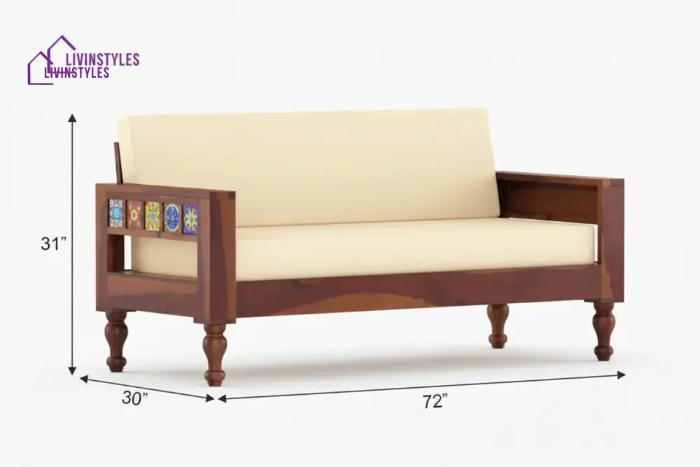 Neo solid Sheesham Wood Sofa Set