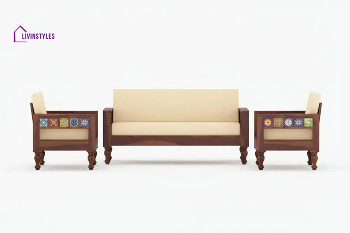 Neo solid Sheesham Wood Sofa Set