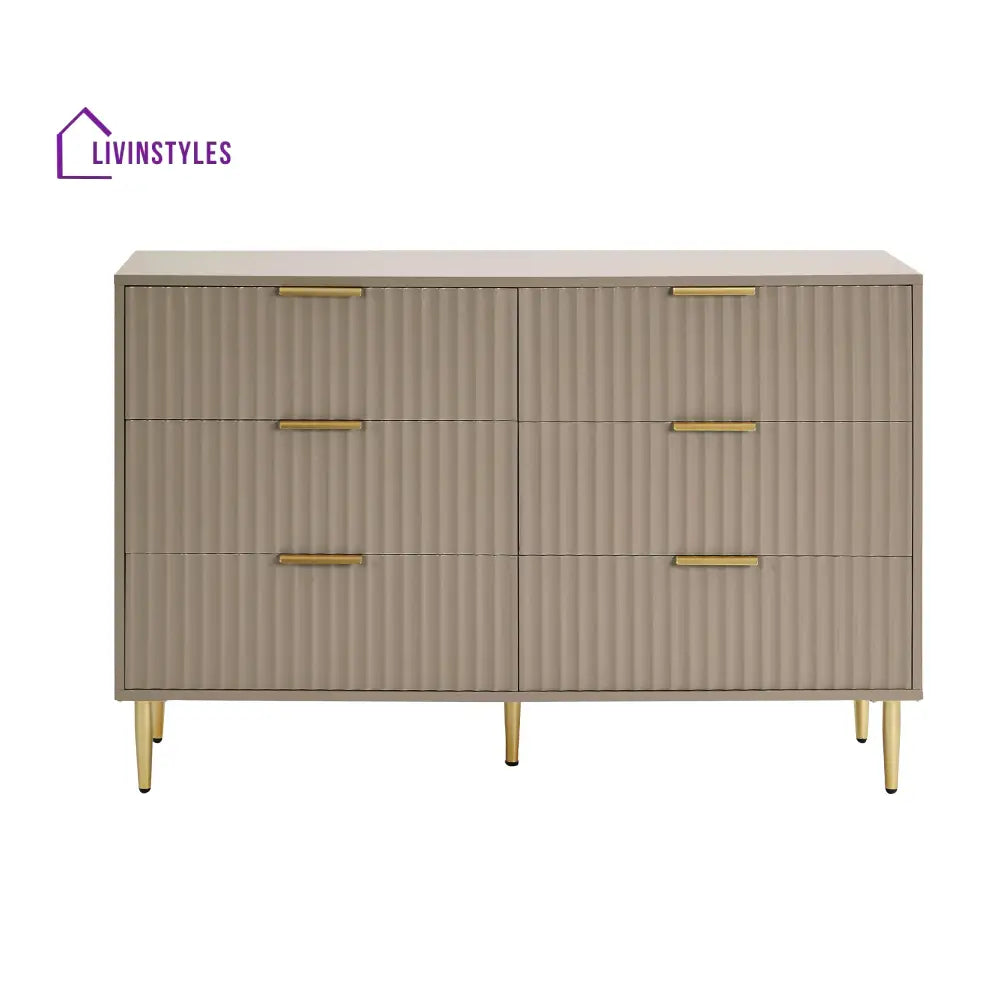 Jorge 6 Drawer Chest for Living Room - Chest of Drawers