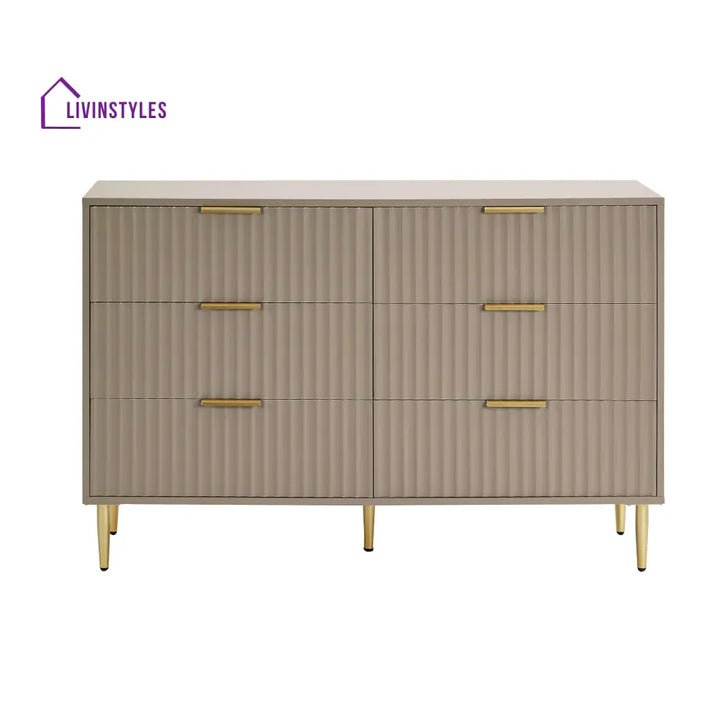 Jorge 6 Drawer Chest for Living Room - Chest of Drawers
