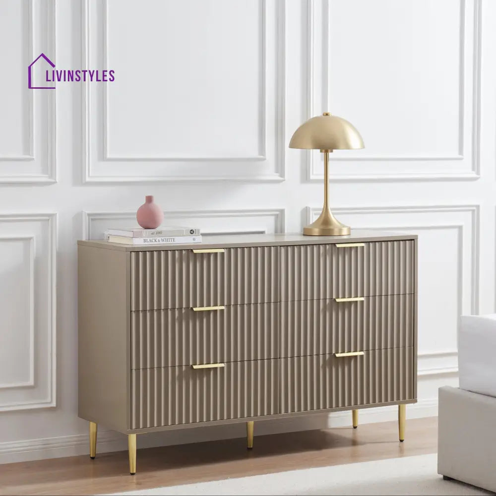Jorge 6 Drawer Chest for Living Room - Chest of Drawers