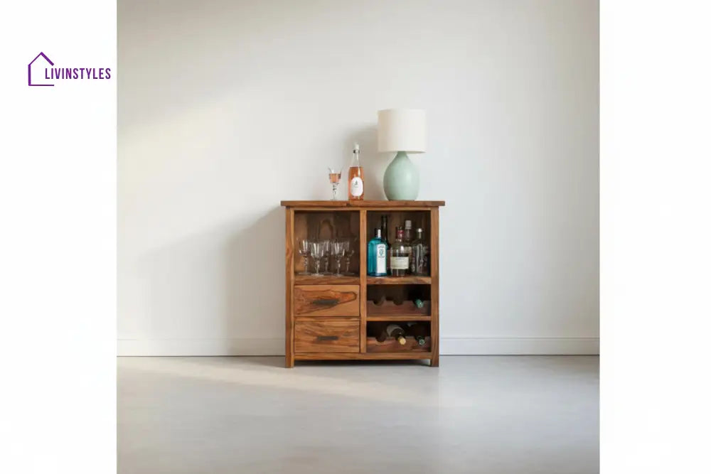 Josefina Sheesham Wood Bar Cabinet