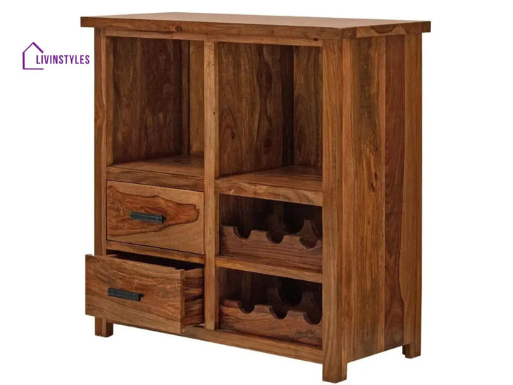 Josefina Sheesham Wood Bar Cabinet