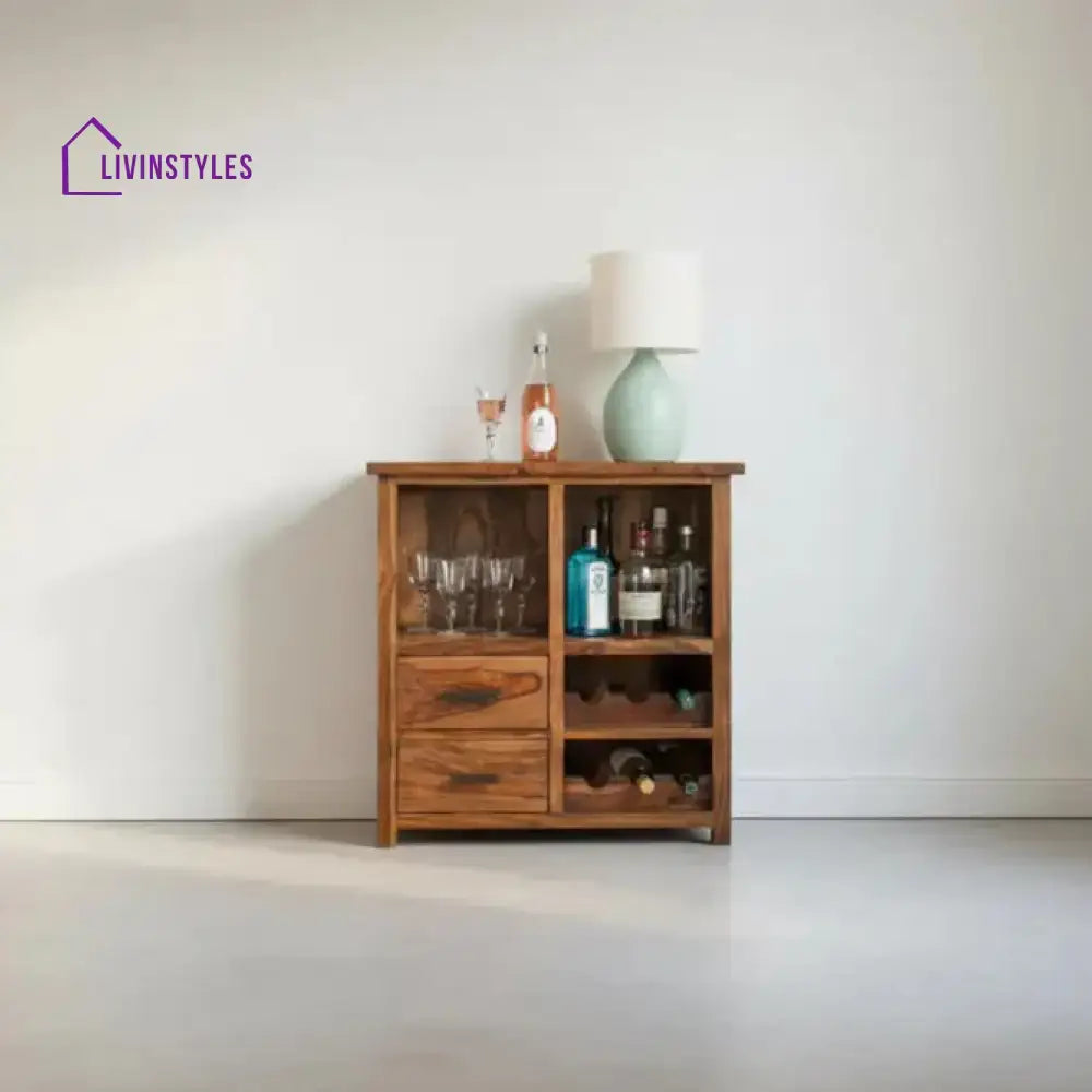 Josefina Sheesham Wood Bar Cabinet