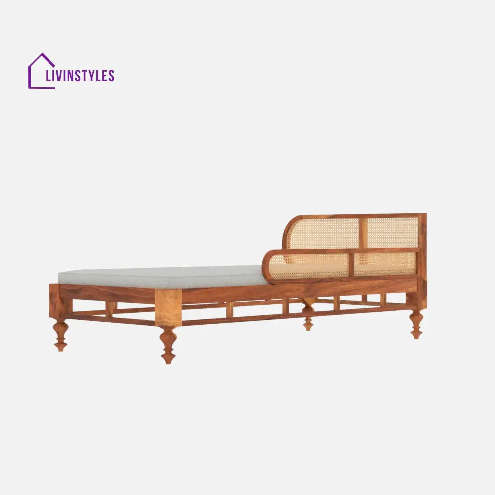 Josefina Sheesham Wood Chaise Lounge | Bench