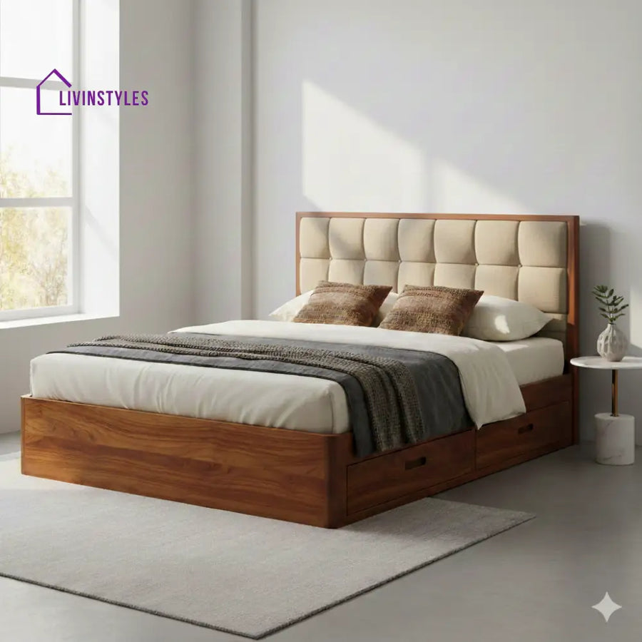 Joseph Premium Sheesham Wood Bed