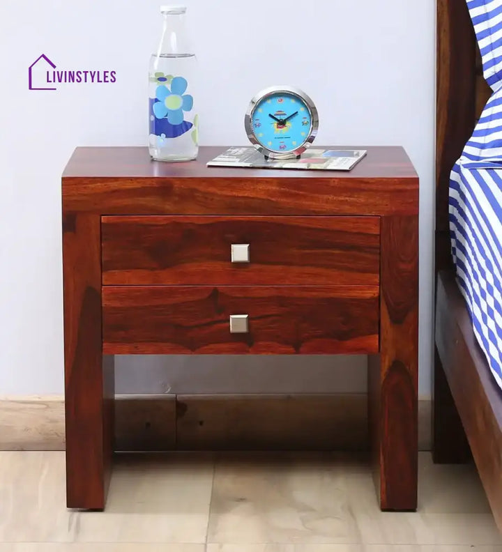 Ontario Solid Wood Bedside Bedroom Furniture Sets