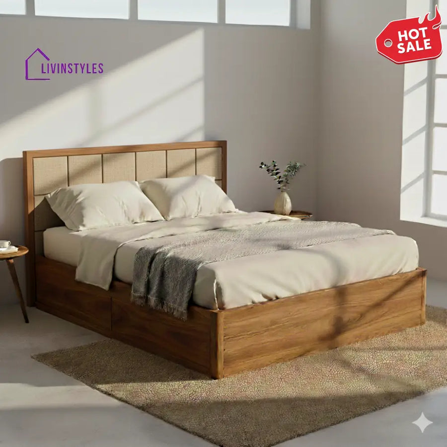 Joshua Premium Sheesham Wood Bed