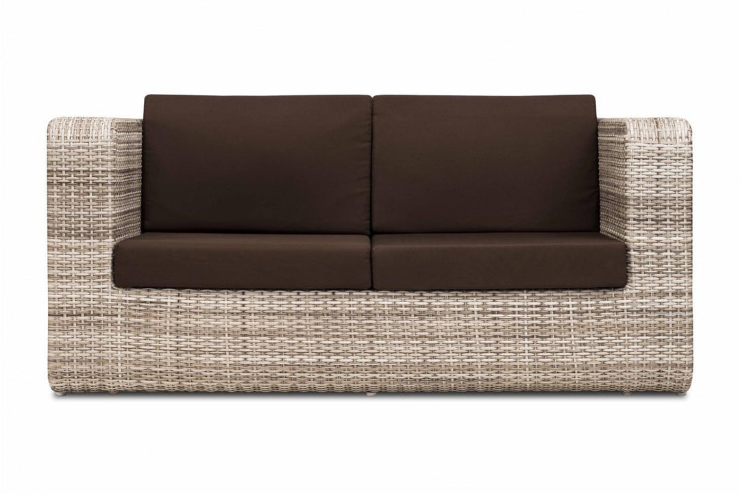 Maso Outdoor Sofa Set 2 Seater + 2 Single seater with 1 Central Table (Seashell)