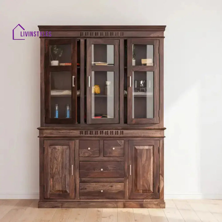 Juana Solid Wood Kitchen Cabinet Storage Cabinet