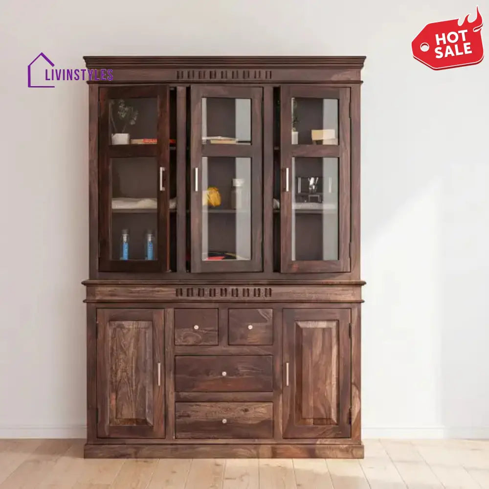 Juana Solid Wood Kitchen Cabinet Storage Cabinet