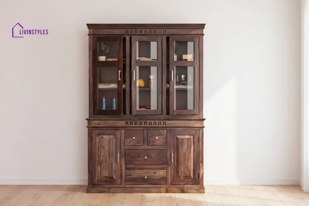 Juana Solid Wood Kitchen Cabinet Storage Cabinet