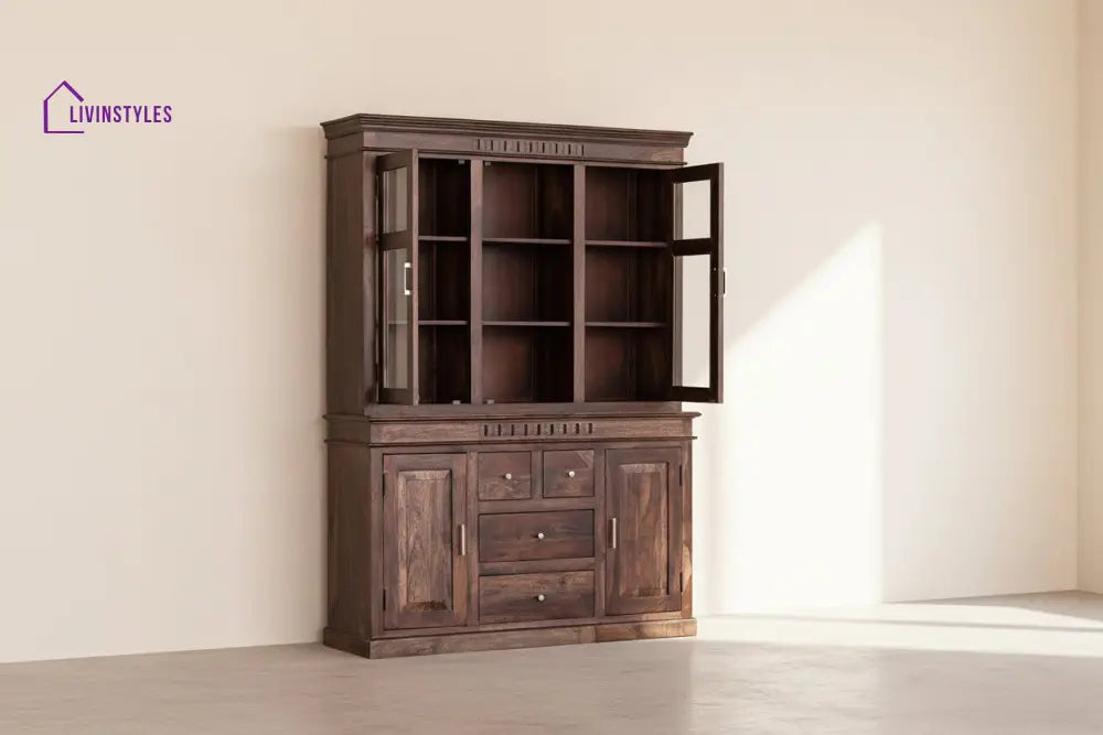 Juana Solid Wood Kitchen Cabinet Storage Cabinet