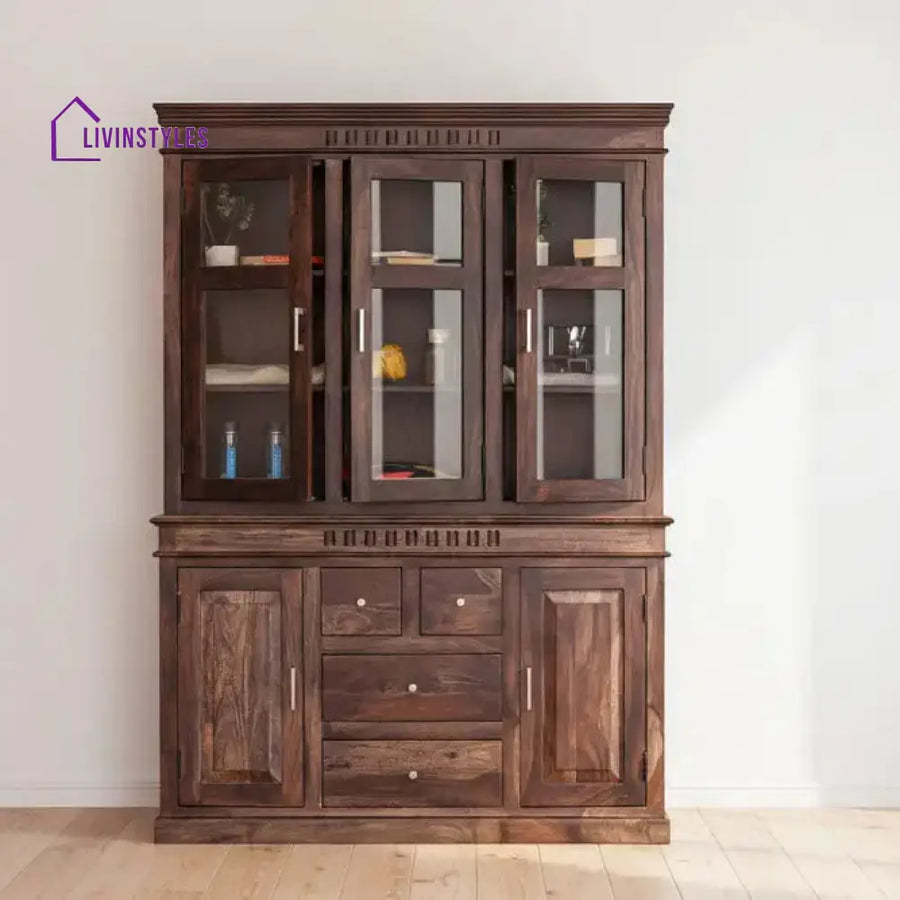 Juana Solid Wood Kitchen Cabinet Storage Cabinet