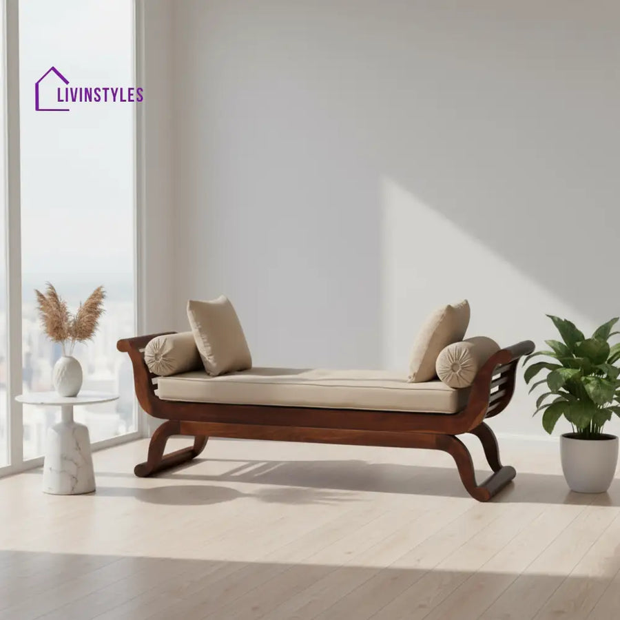 Julia Sheesham Wood Living Room Bench