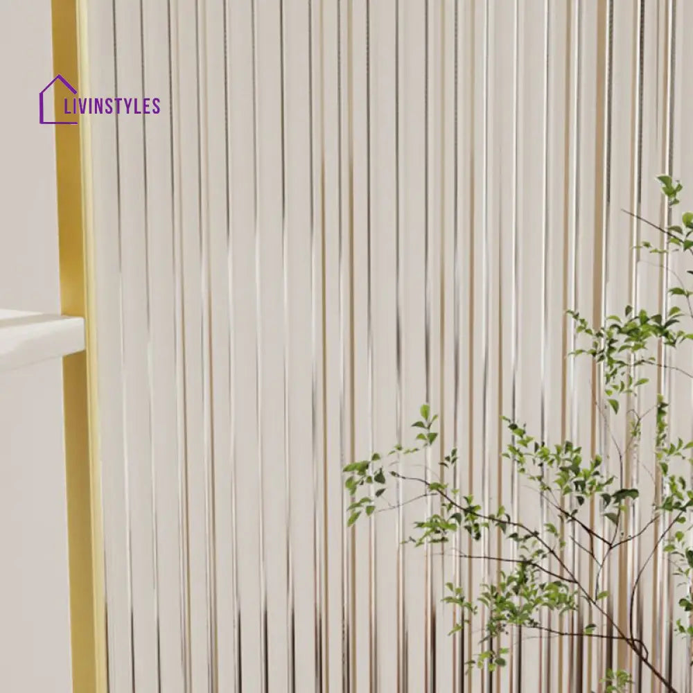 Juno Metal Room Partition for Living Area with Bookshelves