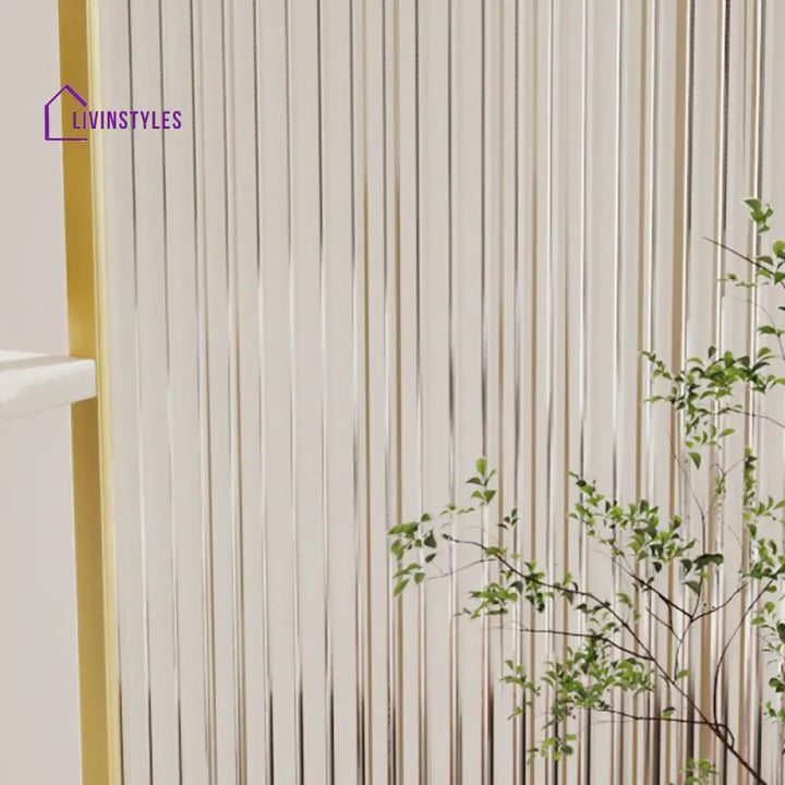 Juno Metal Room Partition for Living Area with Bookshelves