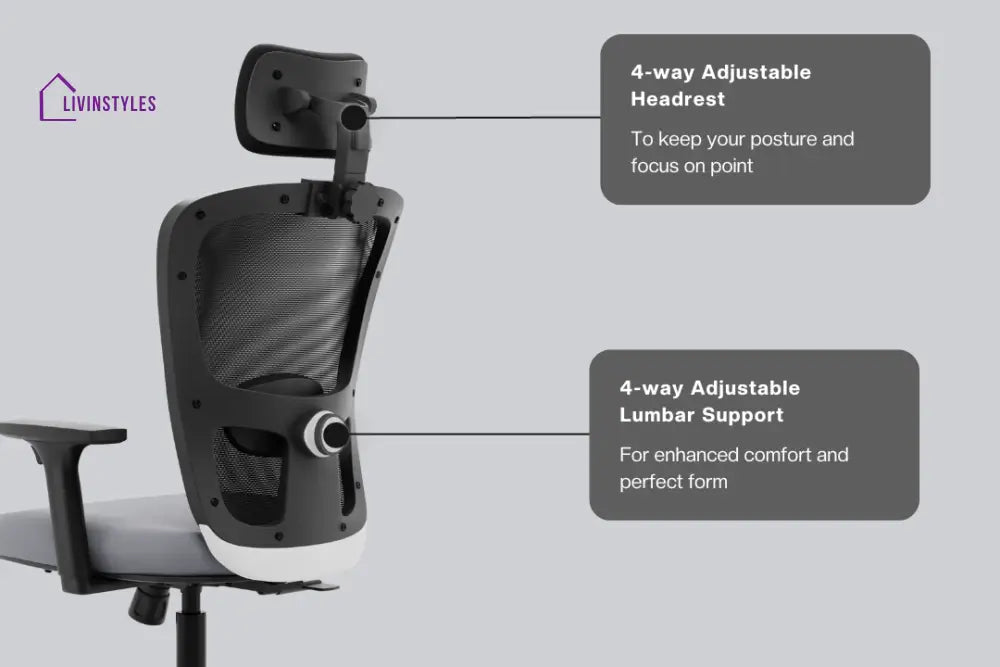 Jupiter Superb High Back Mesh Office Chair Efficient Chairs