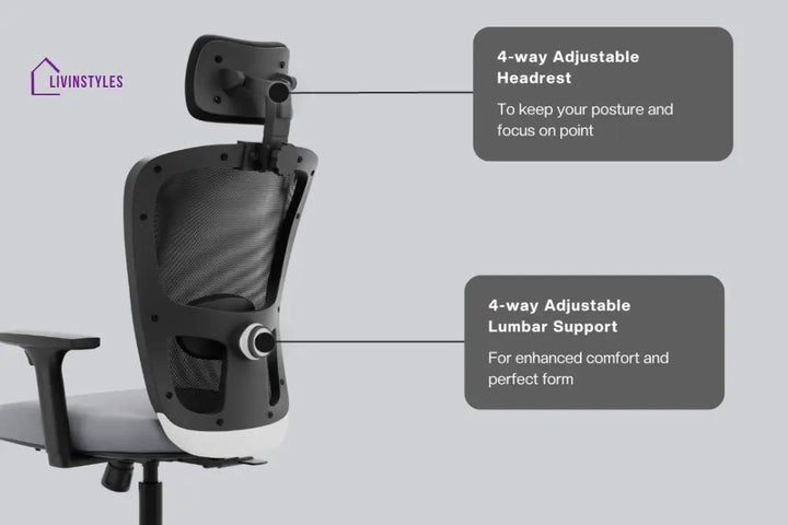 Jupiter Superb High Back Mesh Office Chair Efficient Chairs