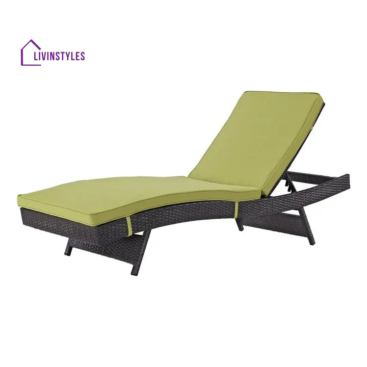 Jutta Outdoor Rattan Wicker Chaise Lounger For Poolside - Lounger Set