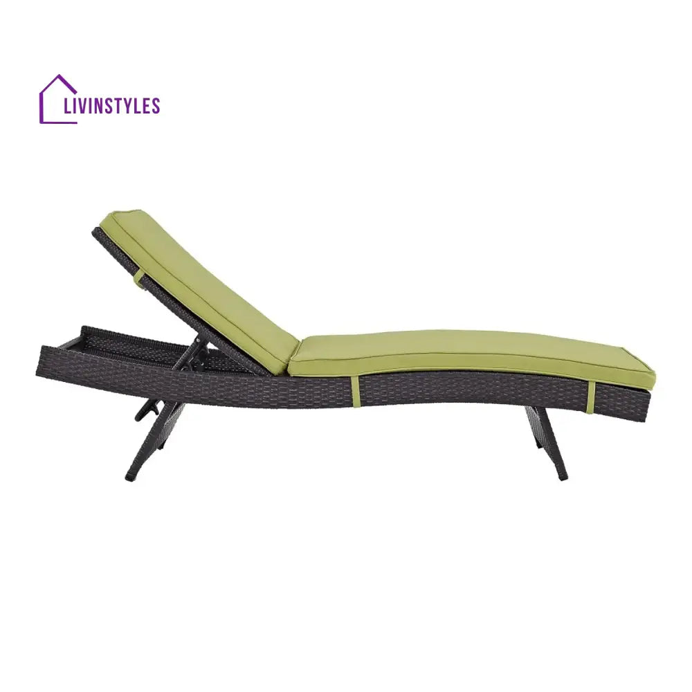 Jutta Outdoor Rattan Wicker Chaise Lounger For Poolside - Lounger Set