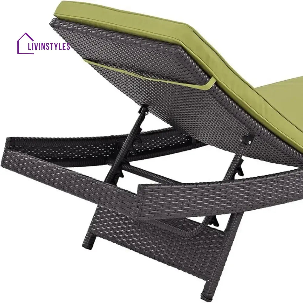 Jutta Outdoor Rattan Wicker Chaise Lounger For Poolside - Lounger Set