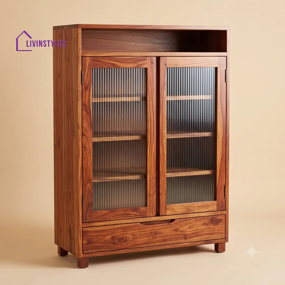Jyothika Wooden Shoe Rack for Home | Shoe Cabinet