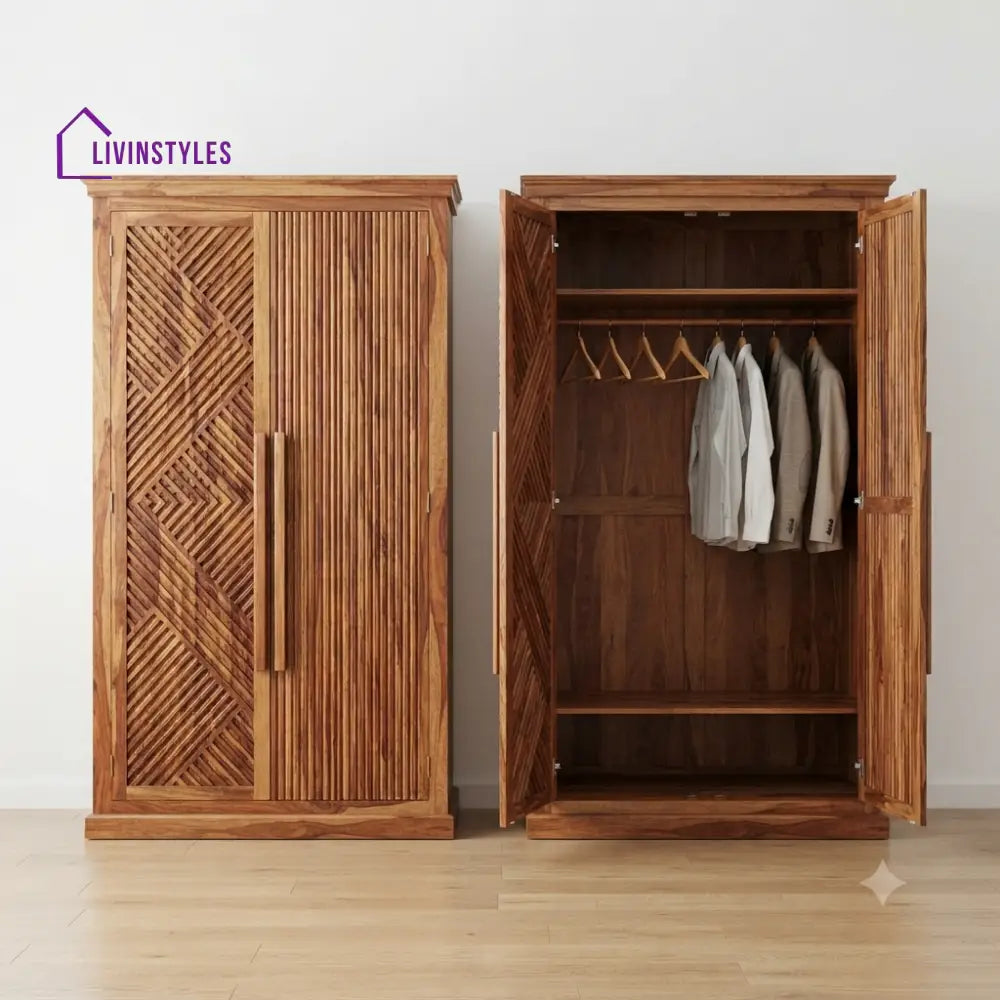 Jyotsna Wooden Wardrobe for Clothes | Cupboard for Clothes