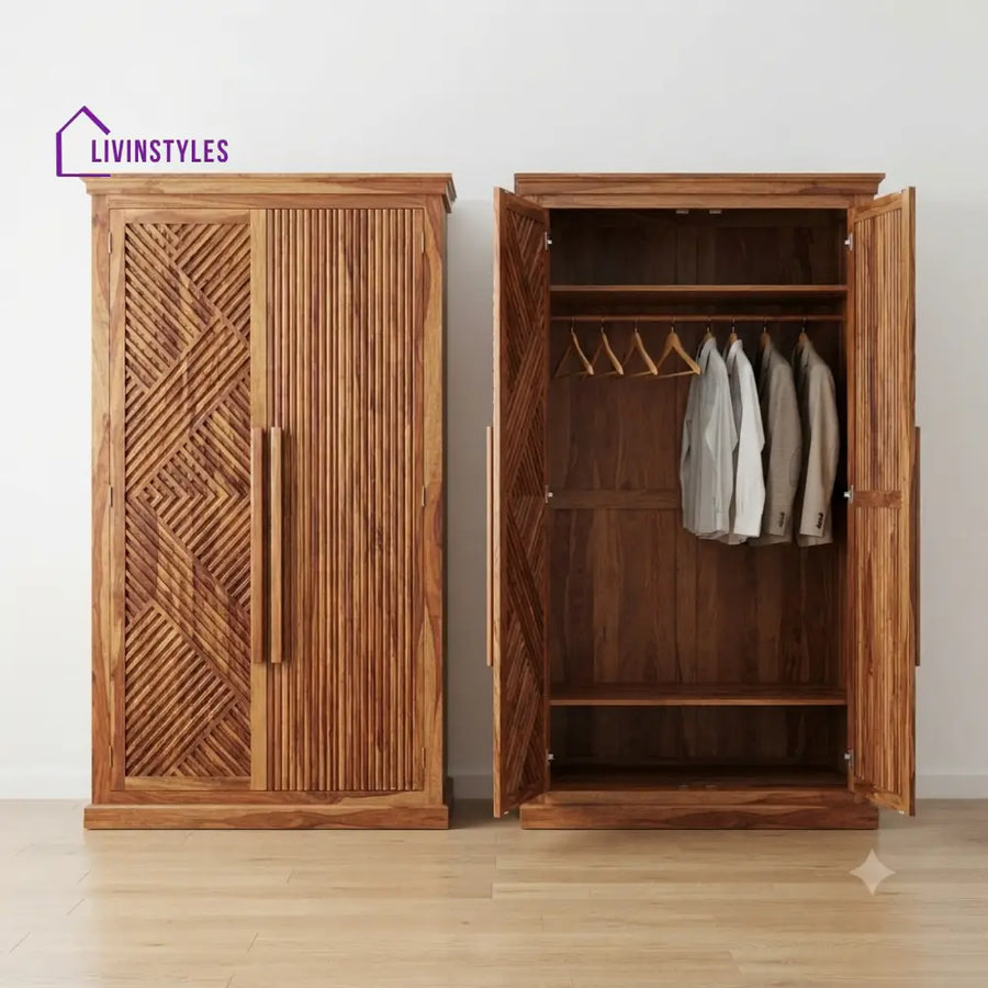 Jyotsna Wooden Wardrobe for Clothes | Cupboard for Clothes