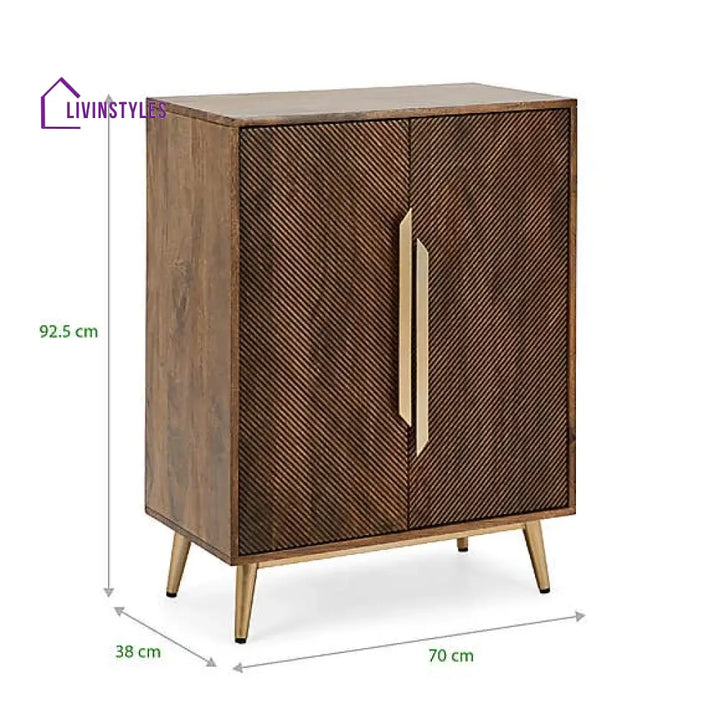 Nismaaya Anne Solid Mango Wood Cabinet