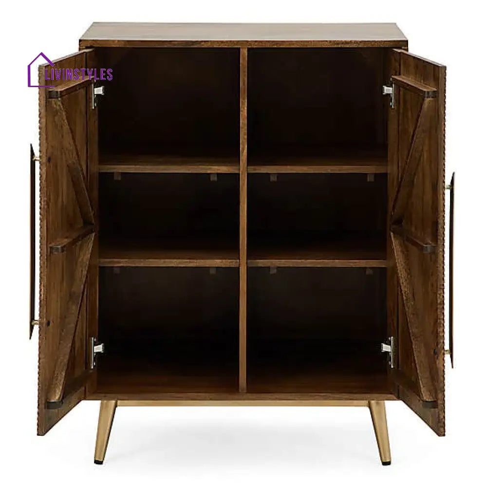 Nismaaya Anne Solid Mango Wood Cabinet